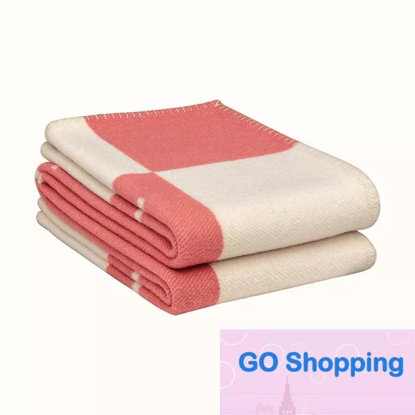 Cobertor de carta de caxemira de alta qualidade lenço de lã macia xale portátil quente xadrez sofá cama lã malha de lã cobertor de ar condicionado atacado