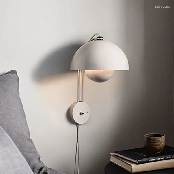 Wandleuchten, moderne LED-Lampe, Macaron-Schalter, Lichter, Wandlampen, Innenbeleuchtung, Heimdekoration, Leuchte für Wohnzimmer, Schlafzimmer, Nachttisch, 16 W, E27