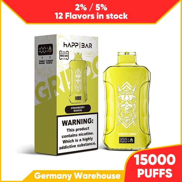 Großhandel Einweg-NIC-Puff 15K 15 ml Vapers Desechables mit Smart Display E-Zigarette Vape 15000 Puff Bar Vapes