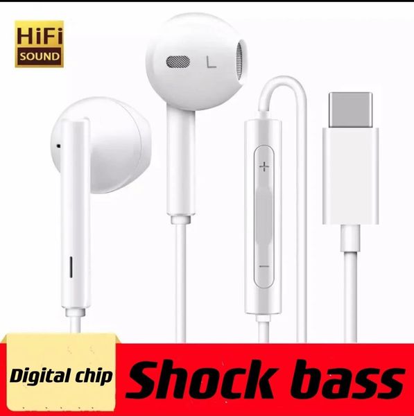 Cuffie USB C Cuffie Auricolari digitali Auricolari stereo HiFi Auricolari tipo C Auricolari per ipad Air4 OnePlus 9 pro 9R