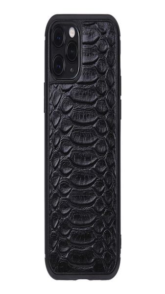 Anwendbares iPhone12 Highend Leather Telefon Hülle Luxus Design Sinn Apple 11 Pro Python Muster Luxus Leder Case7403919