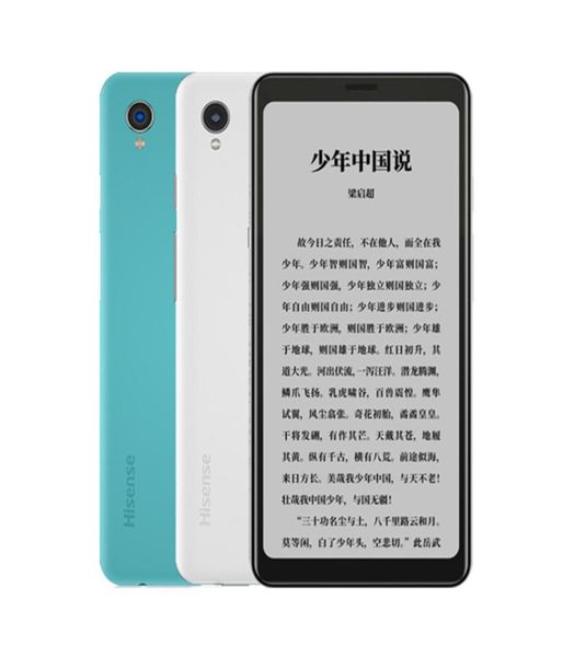 Originele Hisense A5 4G mobiele telefoon Facenote Ireader romans Ebook Pure Eink 4GB RAM 64GB ROM Snapdragon 439 Android 584quot Ful1005261