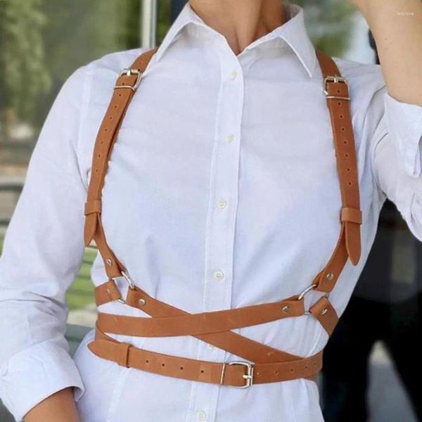 Cintos na moda mulheres cintura cinto falso cinta de couro todo o jogo sling integrado lace up