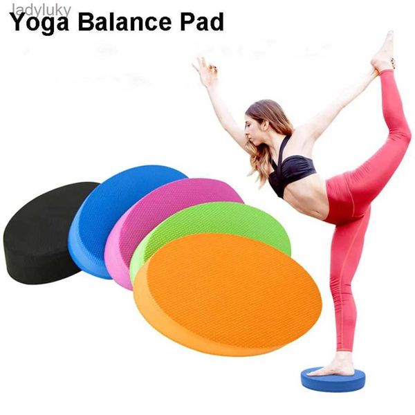 Tapetes de ioga 1 PC TPE Balance Pad Balance Bricks Gym Fitness Exercício Mat Yoga Almofada Foam Board Gym Oval Exercício AccessoriesL240118