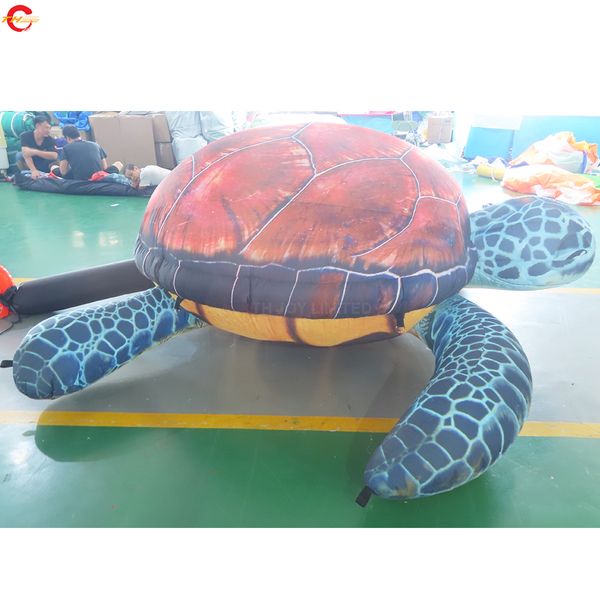 5m-16.5ft longo navio livre atividades ao ar livre grande brinquedo inflável do balão da tartaruga para a decoração da publicidade