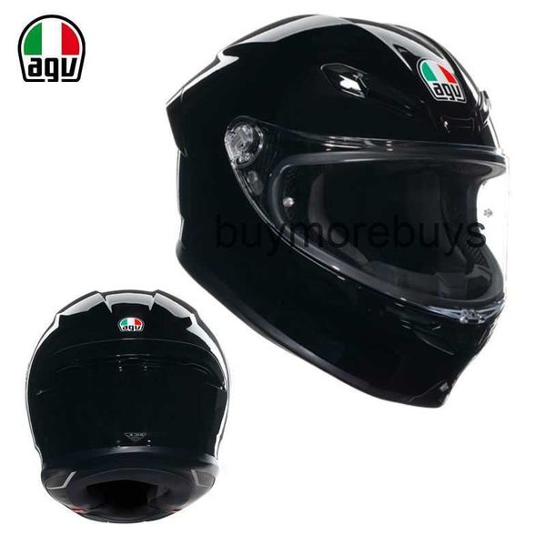 Vollgesichts-Offener italienischer Agv-Motorradhelm für Herren und Damen, Vier-Jahreszeiten-Motorrad-Reithelm, c-zertifiziert, beschlagfrei, leicht, atmungsaktiv, k LWM1