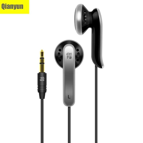 Molduras originais qianyun qian39 69 hifi no ouvido fone de alta qualidade baixo dinâmico cabeça plana 3.5mm fones de ouvido