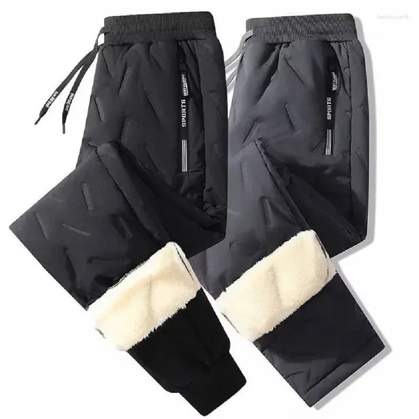 Pantaloni da donna Donna 7XL Pantaloni invernali caldi e spessi di grandi dimensioni Imbottiti in velluto da neve per esterno antivento Agnello Casual