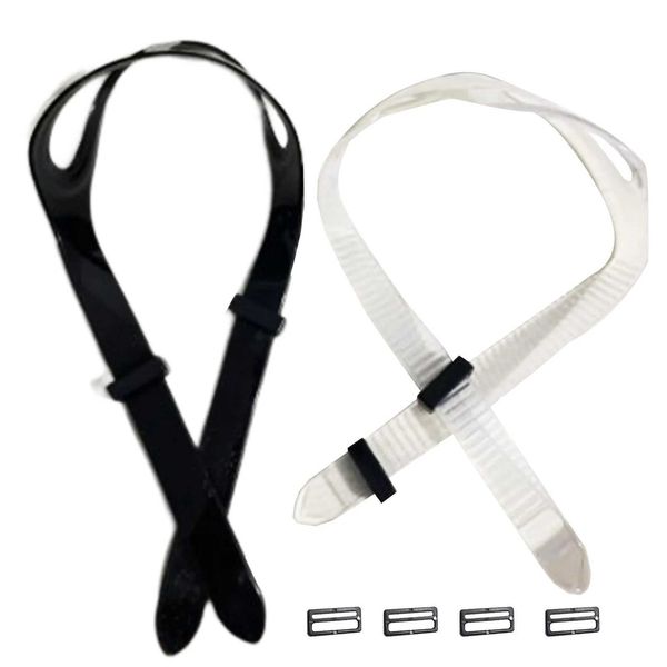 Acessórios de mergulho 2pcs óculos de natação forte cinta de silicone acessórios de snorkel cabeça banda esportes aquáticos ao ar livre peça de reposição máscara mergulho 240118