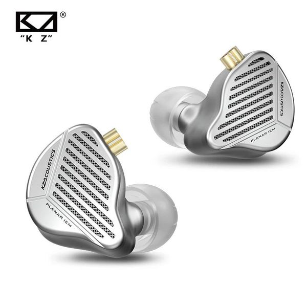 Fones de ouvido KZ PR1 Planar Driver In Ear Fones de ouvido com fio Fones de ouvido de música HiFi Bass Monitor Fones de ouvido esportivos