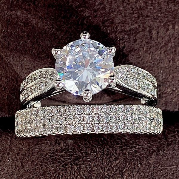 Мужские и женские парные кольца в европейском и американском стиле ретро, роскошное свадебное комбинированное кольцо, простой браслет, набор колец, свадебные украшения