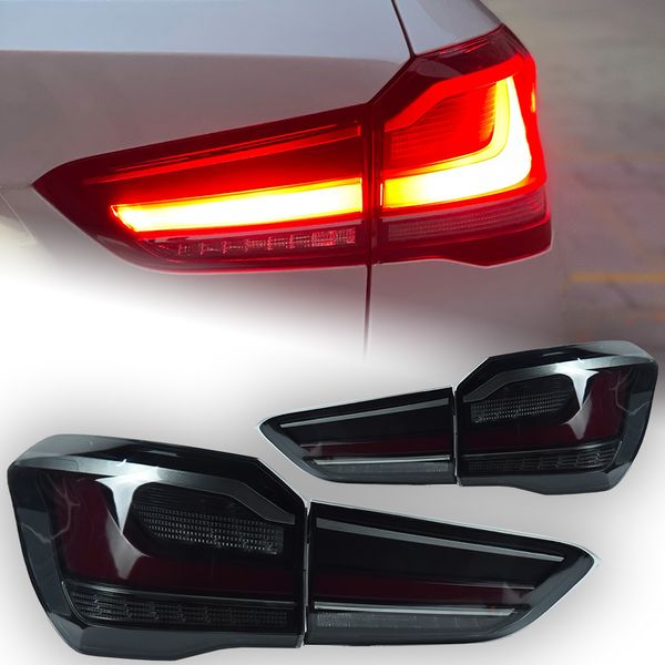 BMW X1 LED Kuyruk Işığı 20 17-20 21 F48 DRL Koşu Sinyal Fren Ters Park Kuyruk Lambası Montajı