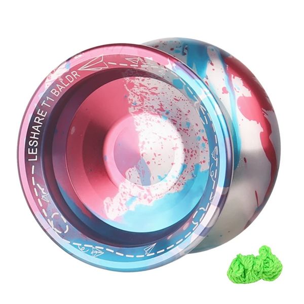 T1 BALDR Yoyo sem resposta Yo-YoAlloy Yoyo competitivo para iniciantesTruques fáceis de práticaCom cordas 240117