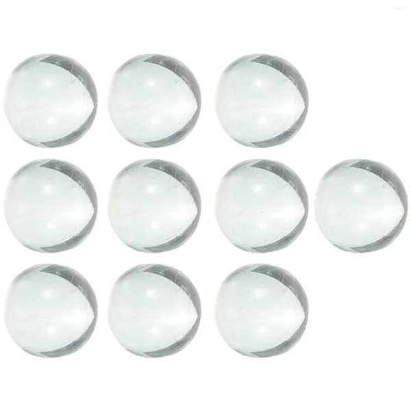 Vasen 10 PCs Clear Glass Marmor Vase Dekoration Spiel kleine Perlen dekorieren für Murmelnfüller