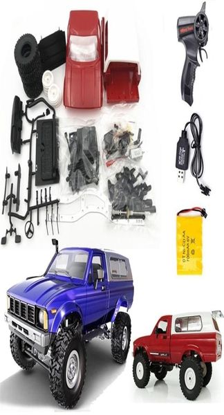 WPL Controle Remoto Offroad Modelo Carro RC Auto DIY Caminhão de Alta Velocidade RTR para Meninos Presentes Brinquedo Atualização Metal KIT Parte Crawler LJ20120922645489