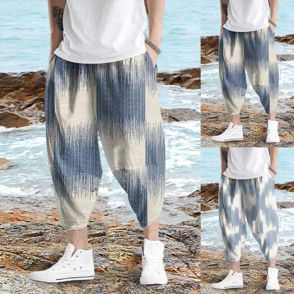 Pantaloni da uomo estivi corti sottili casual semplici moda larghi grandi dimensioni regalo per la casa ragazzo 12 slip caldo e confortevole