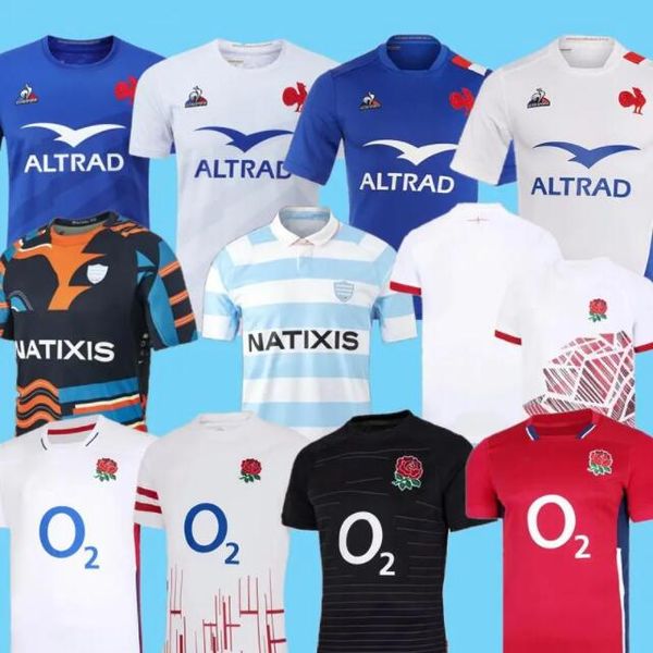 2023 2024 Rugby Jersey France Racing 92 Munster City 22 23 24 Inglaterra Rugby Jersey Signature Edition Champion Conjunto Versão Mens National Team Polo Rugby