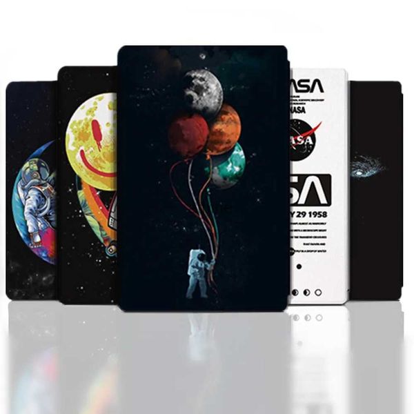 Capa para tablet PC Bolsas para Samsung Galaxy Tab A8 10.5 X205 X200 S6 Lite P610 P615 A7 T500 A7 lite T220 S7 S8 S9 Plus Capa para tablet Astronauta inteligente YQ240118