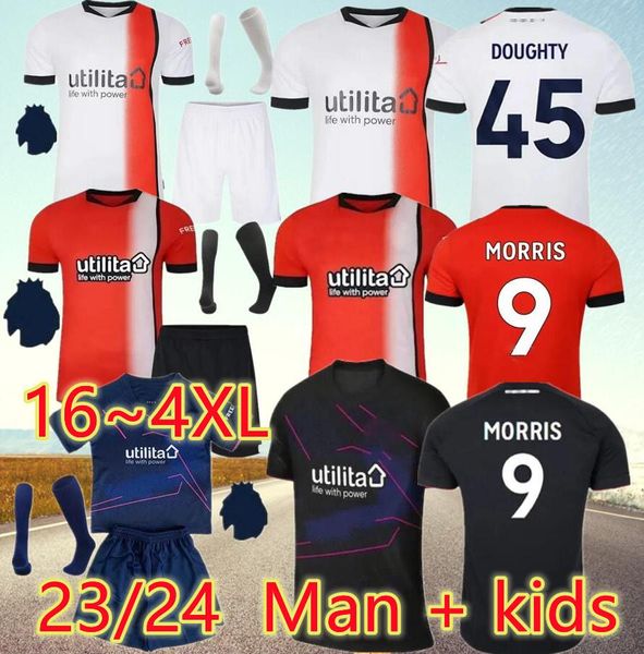 23 24 Luton Town Maglie da calcio BRADLEY 2023 2024 Burke WOODROW Billy Bingham Curtis Lansbury Donaghy Berry Mick Casa Lontano Terza maglia Top Maglia da calcio Kit Uniforme