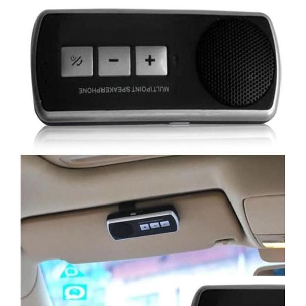 Kit per auto Bluetooth Mani Altoparlante Microfono 40Setlot05321077 Consegna di goccia Automobili Moto Elettronica per auto Dhur3