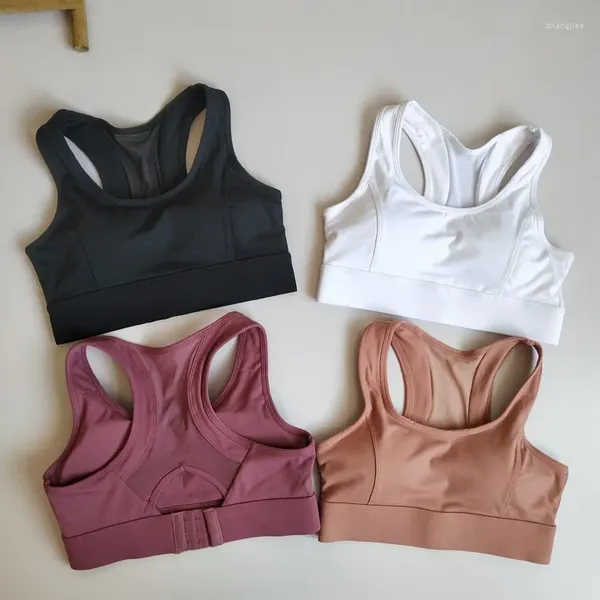 Completo da yoga Reggiseno sportivo estivo da corsa traspirante ad alta resistenza con fibbia antiurto ad alta resistenza