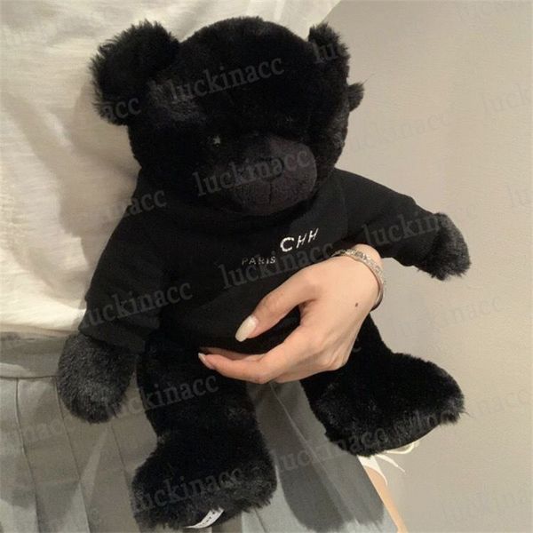 Brinquedos infantis Bordado Bordado Urso de pelúcia com roupas de grife de garanhão de bordados bonecas de pelúcia Bears Brinqued Birthday Gift for Girls meninos