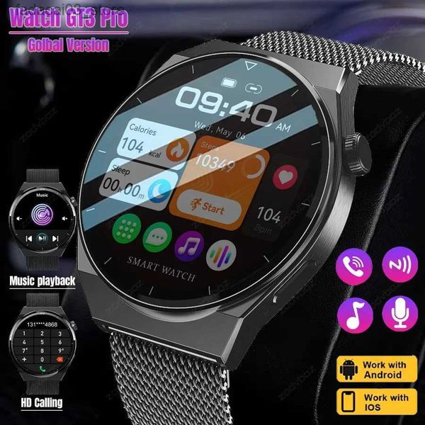 Другие часы для Huawei GT3 Pro NFC Smart Men AMOLED HD-экран Bluetooth Call Sport es Health Monitor IP68 Водонепроницаемый Smart Q240118