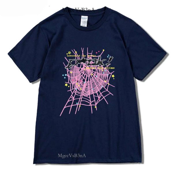 Брендовые футболки Sp5der T Hp Hop Snger Y2k 555555, роскошные футболки для мужчин и женщин, дизайнерские футболки Spder Web, футболки для пар с коротким рукавом 774