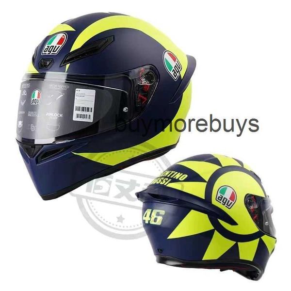 Capacete completo para motocicleta Agv, ano aberto, Ks, capacete completo, quatro estações, anti-neblina, motocicletas masculinas e femininas, novo MIN4