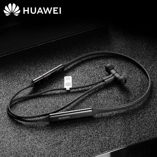 Fones de ouvido huawei freelace sem fio bluetooth esporte à prova dwaterproof água memória inear metal silicone magnético 18h longa espera fone