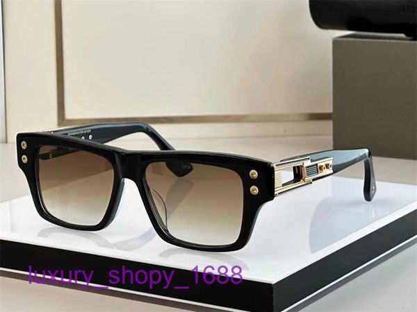 Designer de moda óculos de sol loja online folha reta GRANDMASTER frame SEVEN DT 407 e com Gigt Box J4GU