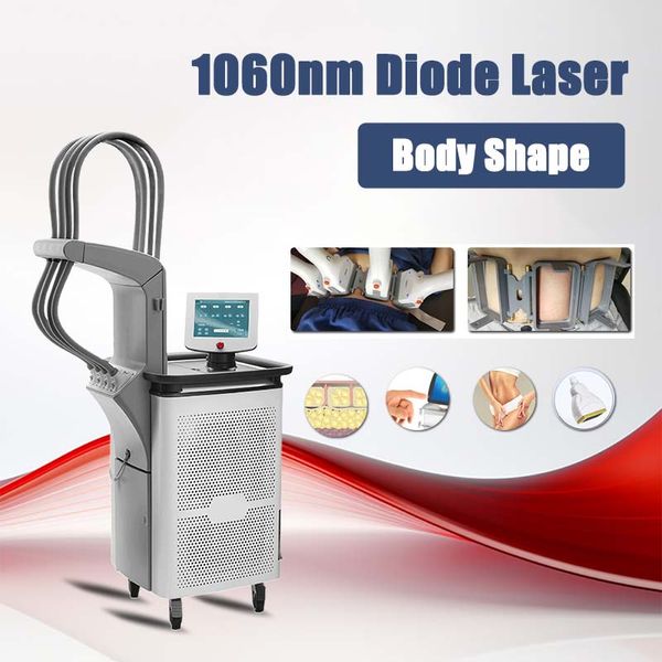 2024 venda quente rf 1060 laser 1060nm diodo laser para contorno corporal remoção de gordura construção muscular máquina de emagrecimento a laser salão spa