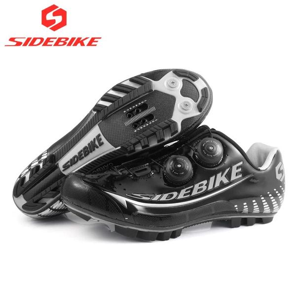 Calçados Sidebike Novo Carbono Mtb Bicicleta Sapatos Autolock Ultraleve Ciclismo Sapatos Mountain Bike Athletic Equitação Sapatos Zapatillas Ciclismo