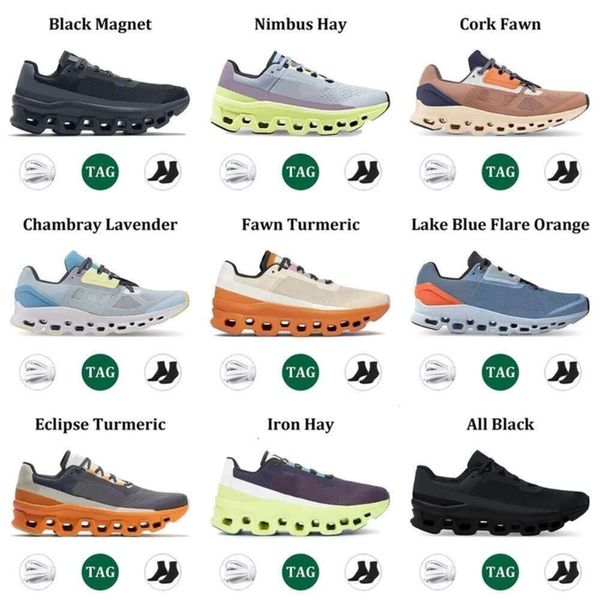 2024 em sapatos nova tênis de corrida para homens mulheres cloudnova 5 tênis cloudswift triplo preto branco ferrugem rock cloudstratus cinza azul cloudrunner esportes homens