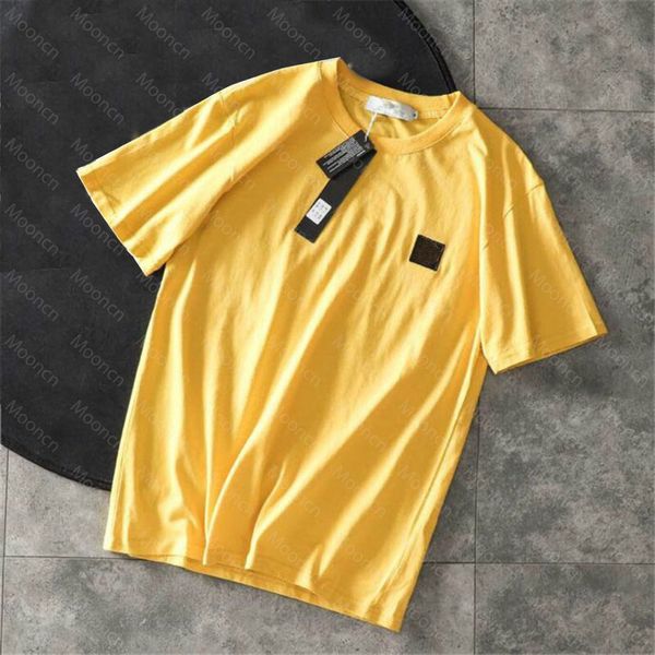 Camicie da uomo Summer Men T-shirt Short Short Top Designer Badge Shirt Shirt Man Thirts Dimensioni M-2xl High Quanlity TS TS