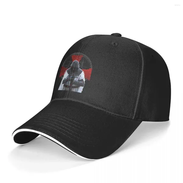 Top Caps Templar Beyzbol Kapağı Şövalye Tişört Sıkıntılı Çapraz Ortaçağ Retro Şapka Tasarım Polyester Koşu Moda