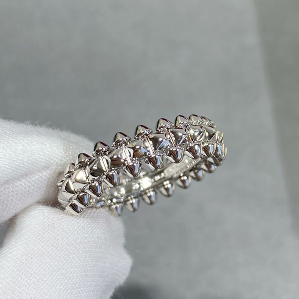 Серия женских дизайнерских колец Willow Spike с позолотой 18K T0P, качество, официальные репродукции, модные роскошные подарки европейского размера премиум-класса 001