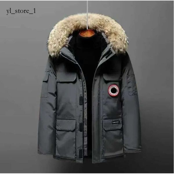 2024 Designer Herren Damen Canadas Goose Puffer Daunenjacke mit Kapuze Winter Dicke warme Mäntel Winddichte Stickerei Brief Streetwear Damen Canadas Goose Down Coat