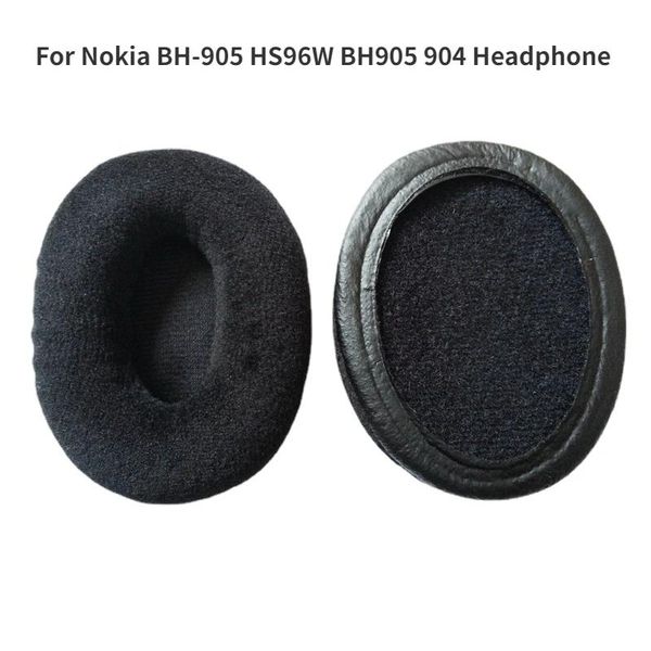 Accessori Coppia di cuscinetti per Nokia BH905 HS96W BH905 904 Cuffie cuscinetti auricolari di ricambio Cuscino in morbida pelle Memory Foam Spugna Auricolare