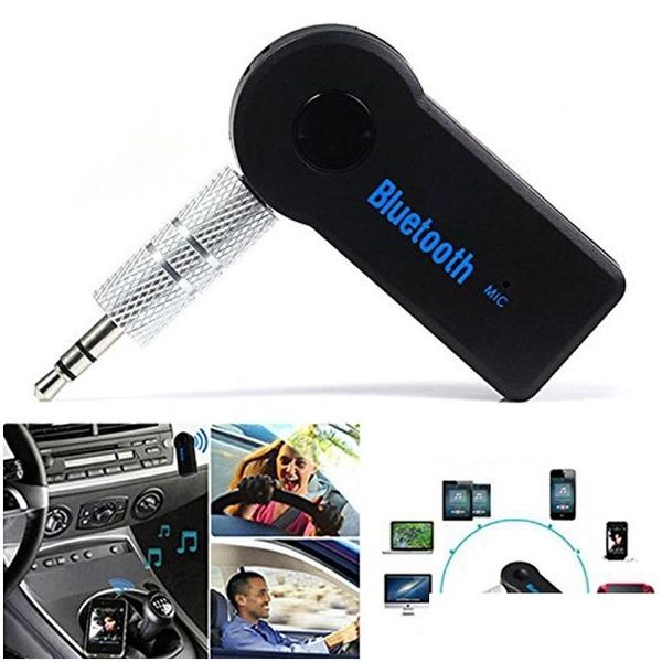 Bluetooth Car Kit Aux Mini O Empfänger Sender 3,5 mm Klinke Hände Musik Adapter Drop Lieferung Automobile Motorräder Auto elektronisch Dhiqj