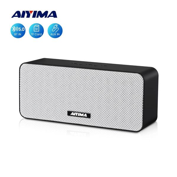 Lautsprecher AIYIMA Bluetooth-Lautsprecher, kabellos, tragbar, für den Außenbereich, Super-Bass-Subwoofer, 24 Stunden lange Lebensdauer, Lautsprecher für Camping, Zuhause