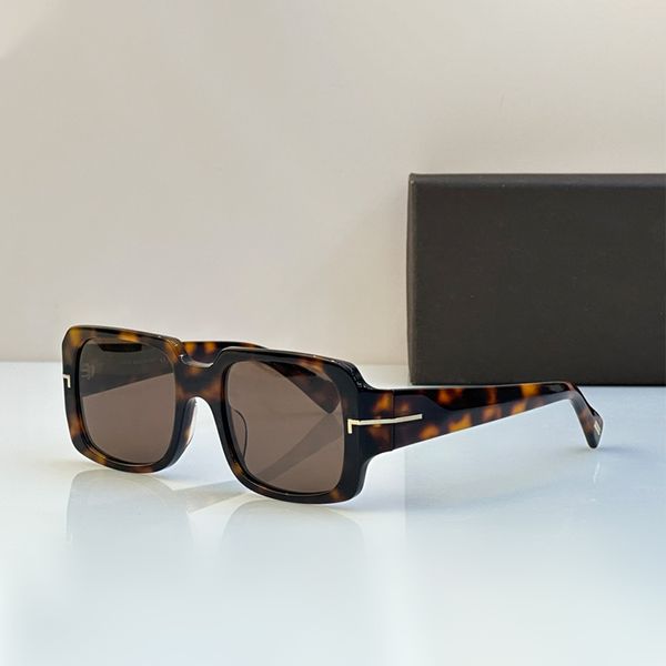 Tom Brand Glasses for Woman and Man 2024 New Luxury Luxury European American Fashion Sunglass Acetato Frames Shades UV400 com caixa original