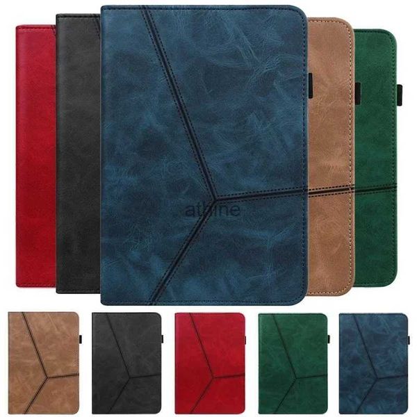 Tablet PC Hüllen Taschen Hülle Für Funda Samsung Galaxy Tab S9 FE Plus Hülle Luxus Leder Brieftasche Ständer Tablet Coque Für Galaxy Tab S9 Fe Tab S9 Plus Hülle YQ240118