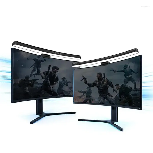 Lâmpadas de mesa Eye-care Screen Light Bar Acessórios de computador Pendurado Lâmpada Curva Preenchimento Jogo Atmosfera Mesa