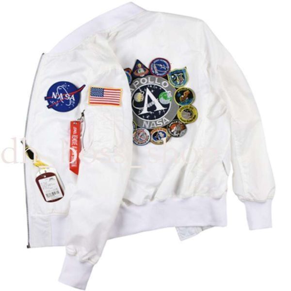 Новая дизайнерская мужская и женская куртка НАСА, куртки летного пилота-стилиста, куртка-бомбер, ветровка с вышивкой, бейсбольная куртка в стиле милитари, модная куртка высокого качества 949