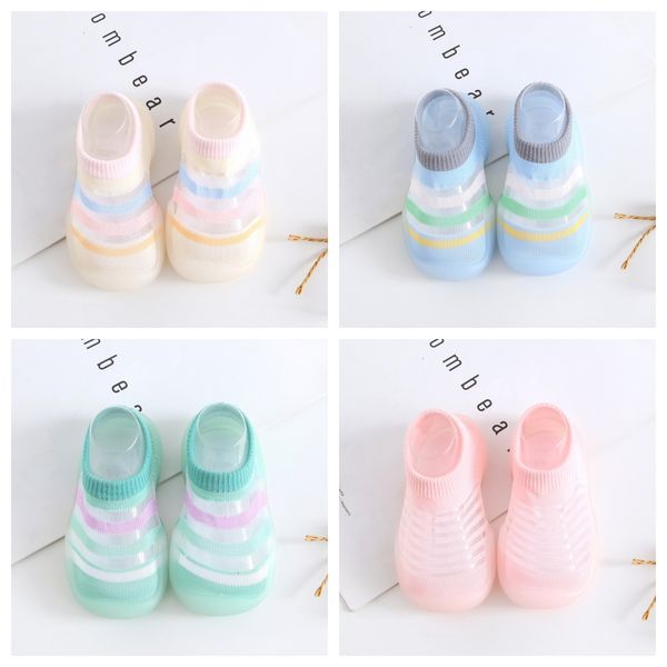 First Walker Summer Girls Boys Sandali per bambini Scarpe per neonati 1-4 anni Slip per bambini Fondo morbido Scarpe firmate per bambini taglia 18-27