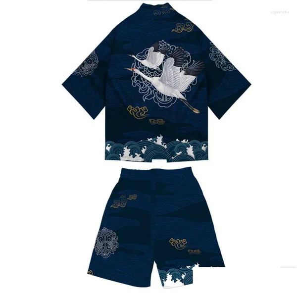 Ethnische Kleidung 3 bis 14 Jahre Kinder Kimono Japanische traditionelle Kostüme Jungen Mädchen Mode Haori Strickjacke Jacke Kinder Strandkleidung Dr. Otgoq