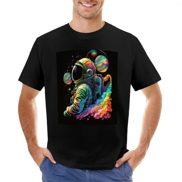 Regatas masculinas Trippy Rainbow Camisetas gráficas Anime Mens Engraçado