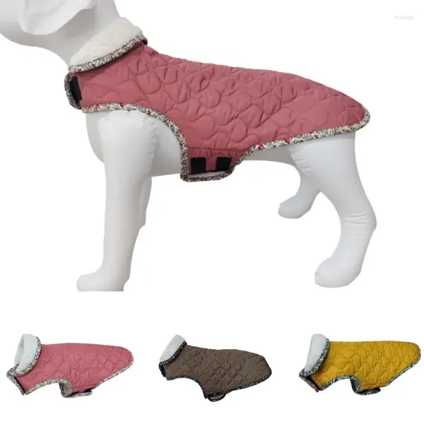 Vestuário para cães Roupas Outono / Inverno Quente Pet Gola Alta Algodão Suprimentos Teddy Cat Plus Fleece