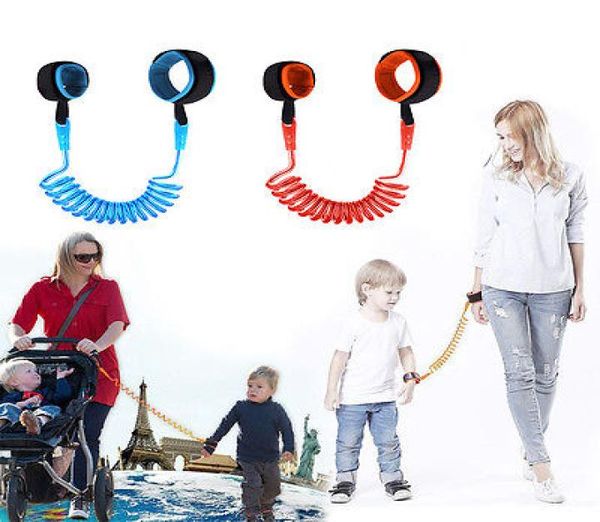 Çocuklar Anti Kayıp Kayış 15m Çocuk Güvenlik Bileklik Bilek Bağlantı Toddler Kablo Demeti Tasma Kayışı Bilezik Bebek Bileği Tasma Strap8269338